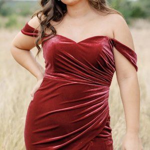 Revelry Ariel Velvet Dress